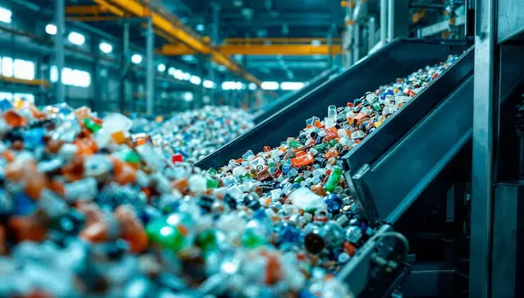 Plastic raw materials or granules